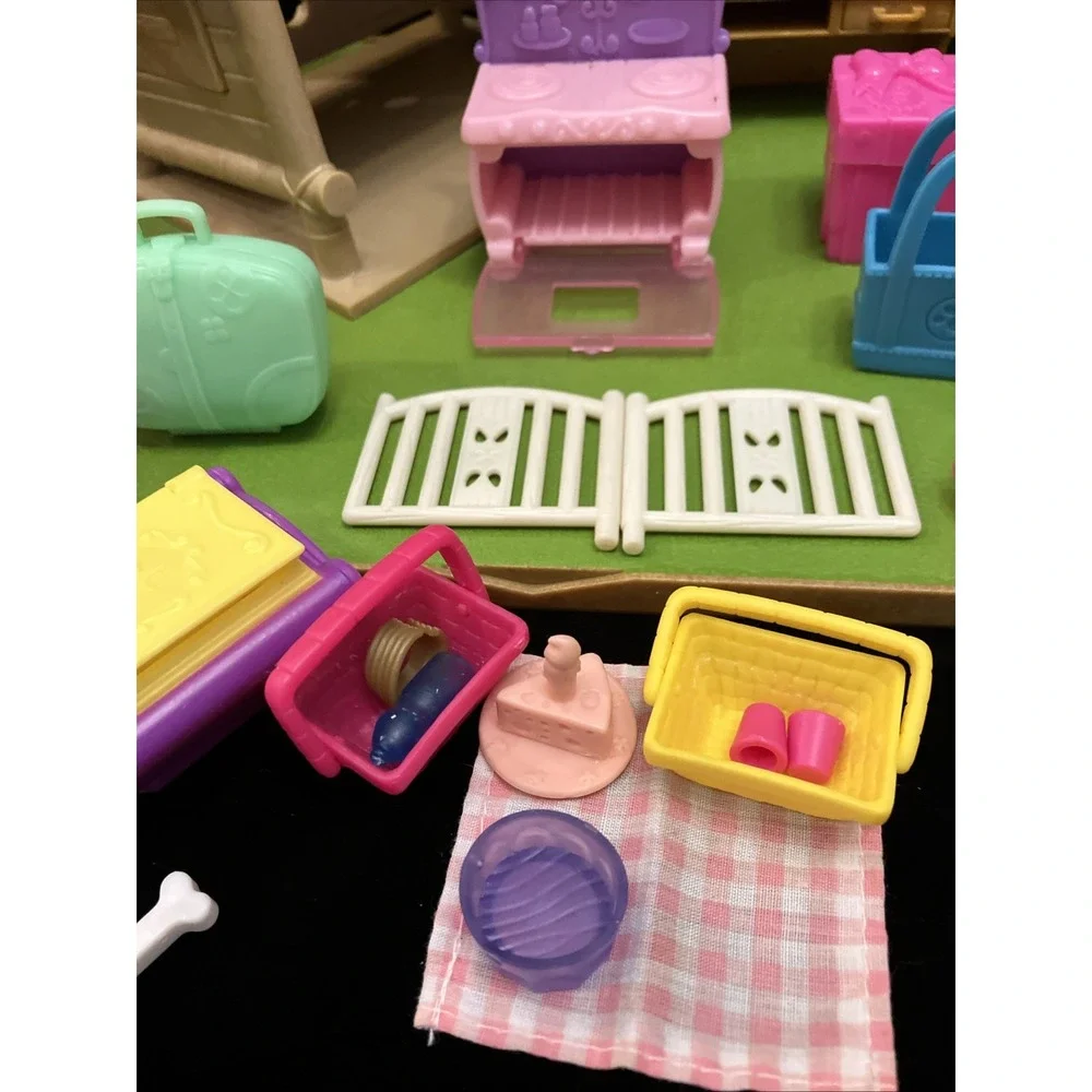 Sylvanian Families Hasbro Vintage Doll Tree House Furniture Piano Picnic Lot